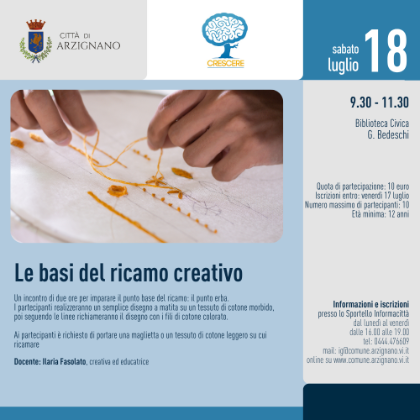 Le basi del ricamo creativo