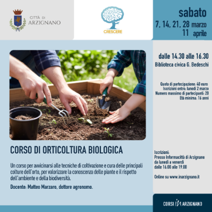 Corso di Orticoltura biologica e rigenerativa 