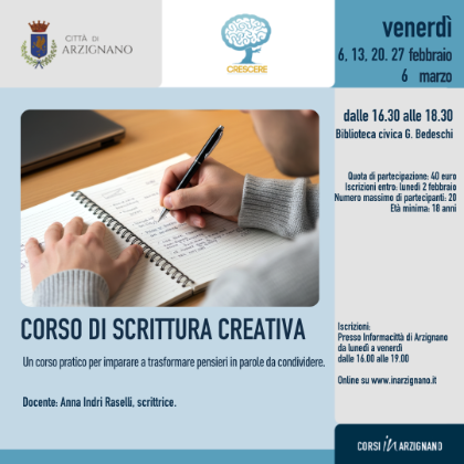 Corso di scrittura creativa in Biblioteca