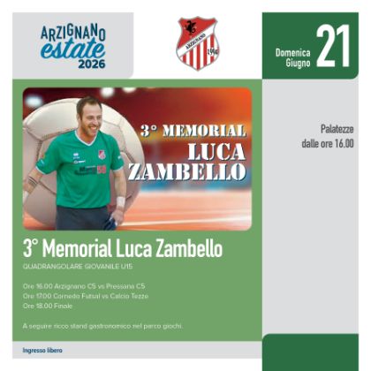 3° Memorial Luca Zambello