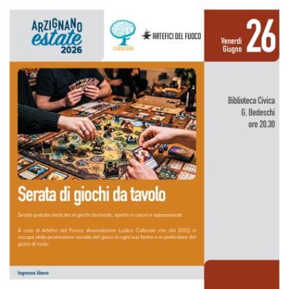 Serata di giochi da tavolo