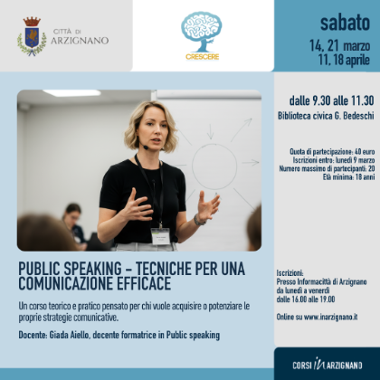 Public Speaking - tecniche per una comunicazione efficace 