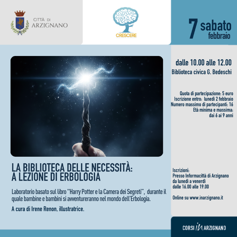 LA BIBLIOTECA DELLE NECESSITÀ  A LEZIONE DI ERBOLOGIA